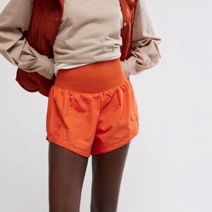 Free People movement Carpe Diem Printed Shorts. NWT Flame